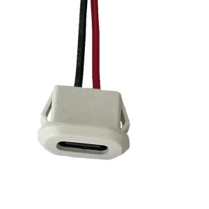 USB-20C-F-06F12L Snap In Panel Mounting USB Type C Female Connector Wire