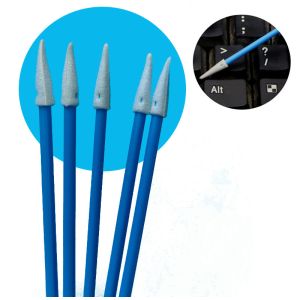 Pointed Foam Swab for Precision Cleaning with PP Handle