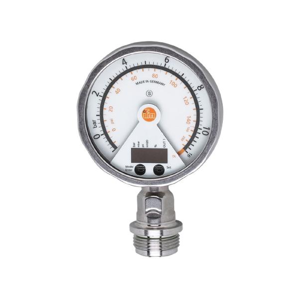 PG2794 Flush Pressure Sensor With Analog Display Ifm Rotatable Display With LED