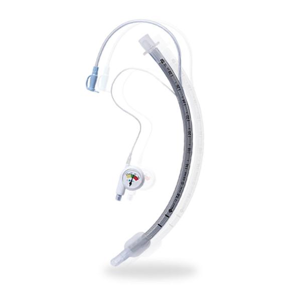 Pvc Cuffed / Uncuffed Reinforced Endotracheal Tube Medical Suction Lumen