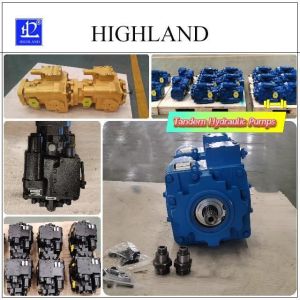 Precision And Reliability Tandem Hydraulic Pumps With Swash Plate Structure