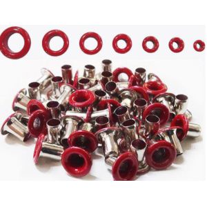 Electroplated IRON Hollow Snap Eyelet Rings Buckle Diameter 4-10mm Suitable For