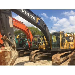 Used VOLVO EC210BLC Crawler Excavator D6D EFE2 engine 21T weight  with Original Paint