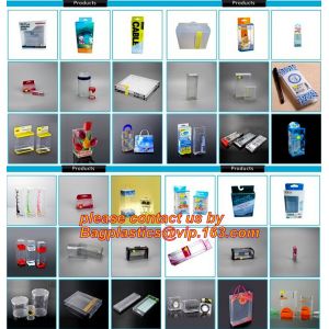 0.Tapem UV printing plastic transparent custom OEM PET box, general comestic