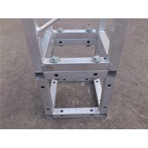 China 1m 2m 3m Screw Aluminum Square Truss Systems 250x250 mm 3kg per meter on sale