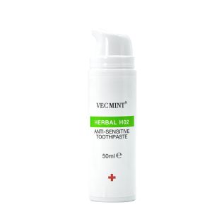 50ml VECMINT Herbal H01 Whitening Toothpaste: Natural Herbal Ingredients for
