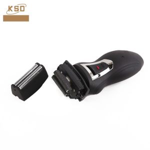 8h Charging Time OEM / ODM Flexible Head Double Blade Mini Electric Shaver