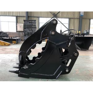 Mechanical Excavator Hydraulic Thumb Bucket Grab Bucket , hydraulic grab bucket