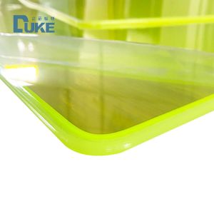 Fluorescent Neon Translucent Green Color Cast Acrylic Plexiglass Sheet For