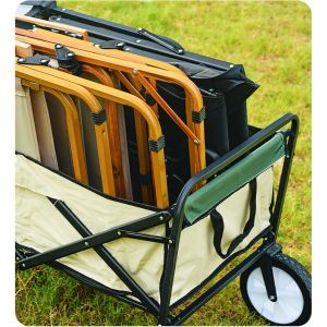 Custom Wholesale Outdoor Push Pull Collapsible Easy To Carry Camping Folding