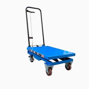 Manual Movable Hydraulic Scissor Lift 1000kg 1010mmx520mm Max Height 950mm