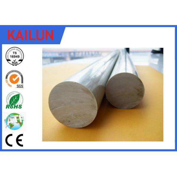 6063 Aluminium Round Bar Stock , OD 12 Mm Solid Aluminum Rod For Shafts / Stakes