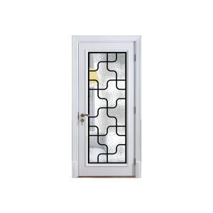 Custom Decorative Glass Panels For Front Doors Add Low E / Argon Gas To Any