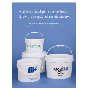 10 Litre White Plastic Bucket Pail for Eco-friendly Material in Latex Paint