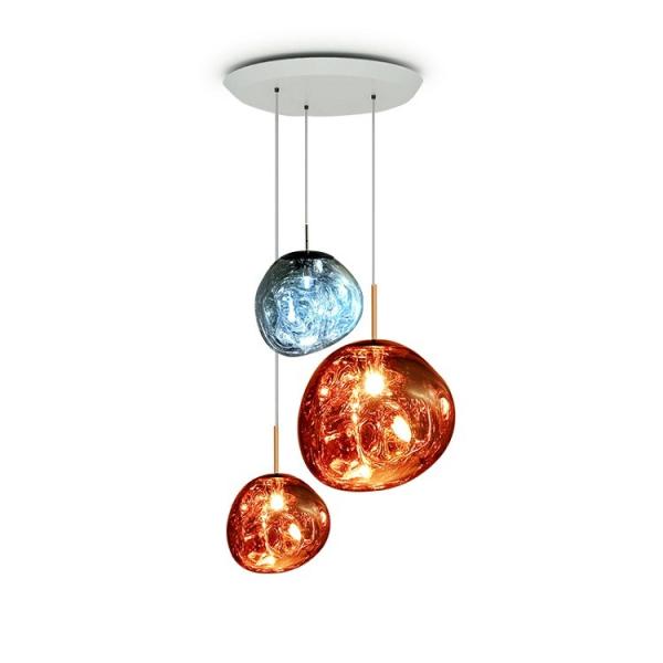 Red glass globe pendant light for kitchen Bedroom Dining room Lighting Fixtures (WH-GP-21)