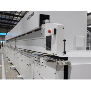 3kw Laser Wood Edge Banding Machine Belt Feeding PLC Control