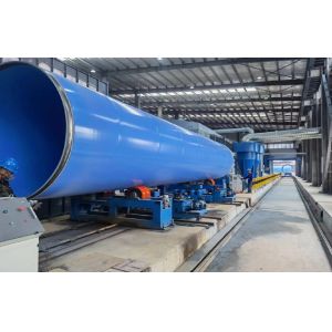 Fbe Coating Internal And External Protection For Steel Pipes Shot Blasting Anti