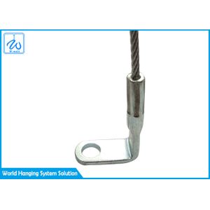 Big Pull 7x7 Stainless Steel Wire Rope Assembly With 90 Degree Bending Terminal