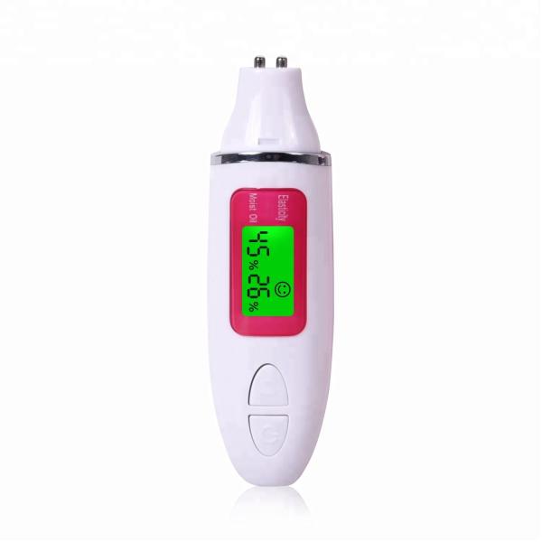 Quality LCD Screen Digital Skin Analyzer / White Digital Skin Moisture Meter wholesale