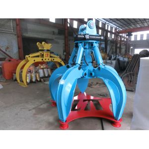 Excavator Attachment Hydraulic Orange Peel Grapple 5-60 Ton Hydraulic Scrap Grab