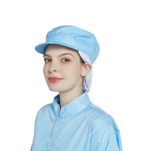 Cheap Lightweight Polyester-Cotton Food Processing Hat One Size Fits All for Food Factory and Workshop for sale