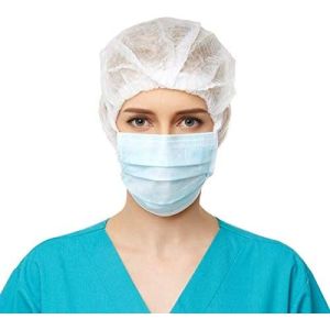 Earloop Type Non Woven Fabric Face Mask , Medical Mouth Mask Soft Lining
