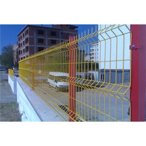 China Galvanised Steel 3D Welded Wire Fence 75x150mm Gi Wire Mesh Fence on sale