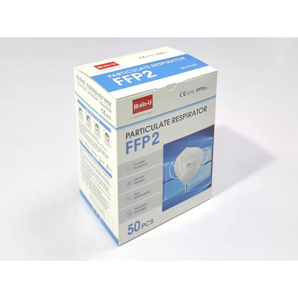 Quality CE0370 Certification FFP2 Protective Masks Five Layer With 94% Filtration wholesale