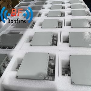 4.3-10f DIN-F Interface RF Quadplexer Multiplexer for 698-960/1710-1880/1920