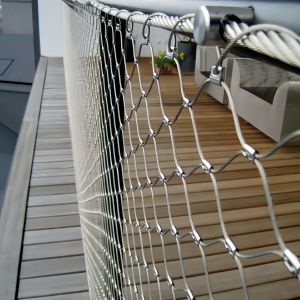 Safety Rope Mesh X Tend Stainless Steel Cable Mesh For Bridge Balustrade