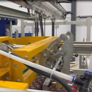 Fully Automatic Low Level Empty Can Depalletizer Depalletizing Machine