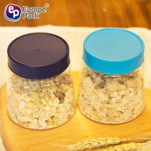 Fantastic Newest Cheap Edible Stackable Plastic Jars For Candy Nut Cookie