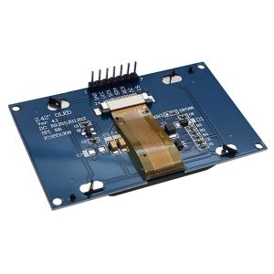 2.42-Inch 128x64 Dots OLED Display Module With SPI Interface And White & Blue