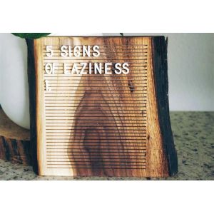 Non Black Felt Menu Letter Board Solid Oak Wooden Message Board with Stand