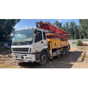 1370mm Feeding Height Cylinder Type Concrete Pump Putzmeister 38m for Constructi