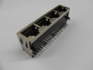 Cheap Customized Shield 180 Degree 100 BASE PoE RJ45 Ethernet Connector Module For Lan Switch for sale