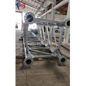 Cheap Steel Pipe Cable Tray 1 Year Warranty For Power Line Support for sale