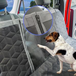 PP 147cm Dog Backseat Car Cover Waterproof Convertible Back Seat