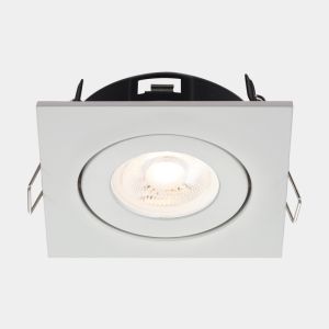 China 90mm Square Recessed Downlights Fixted Gu10 Downlight Fixture on sale