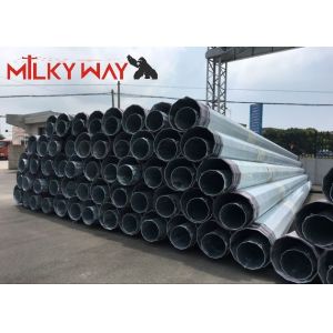 Gr65 Material Steel Power Pole with 460 MPa Yield Strength and 620 MPa Tensile