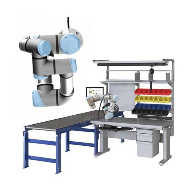 Quality Universal Robots Lightweight Cobot UR3e UR5e Automation Robot Industrial Collaborative Robot Arm with Robotiq Gripper  wholesale
