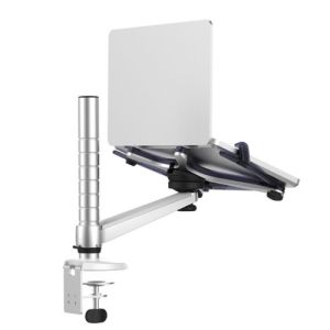Office Desk Adjustable Stand Holder Clamping Bracket Stylish Aluminium Material
