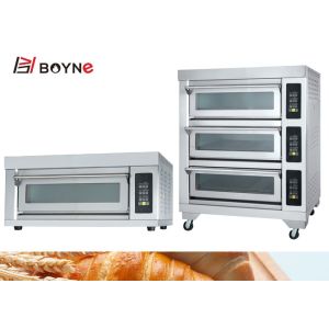 Cheap Double Layer Four Trays Electric Oven Mid-End Microcoputer Controlled For Bakery for sale