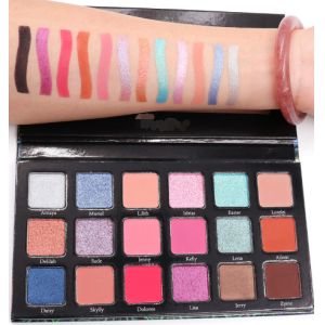 Waterproof Glitter Cream Eyeshadow Palette Smooth Powder ISO 22716