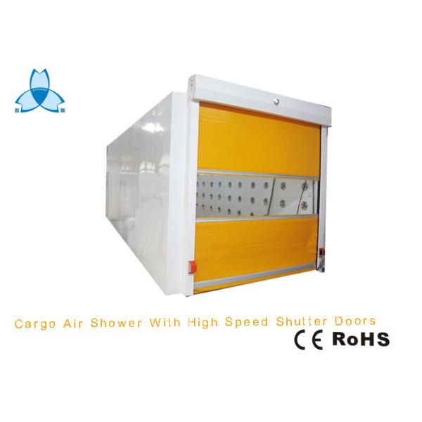 Quality OEM Clean Air Shower Tunnel With Auto High Fast Speed Shutter Doors By Radar Sensor wholesale