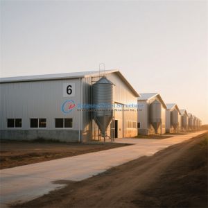 Cheap Quickly Assemble Steel Structure Building Chicken House for sale