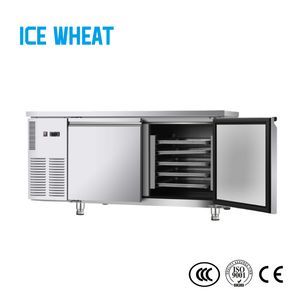 Ice Wheat 180*60*80cm Double-Temperature Commercial Air-Cooled Two-Door Refrigerator