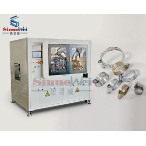 Automotive Mechanical British Type Hose Clamp Machine Hose Pipe Clamp Machine