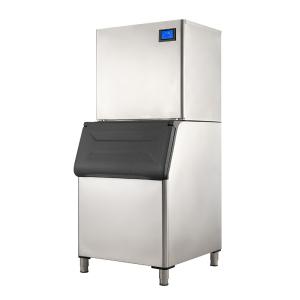 China Commercial 2023 Top Sales Large Capacity Ice Cube Maker with CE/ISO Approval and 200kg Ice Storage on sale