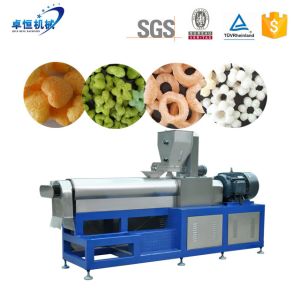 Automatic Puffy Corn Snacks Extruder Machinery for Inflating Ring Shape Chees